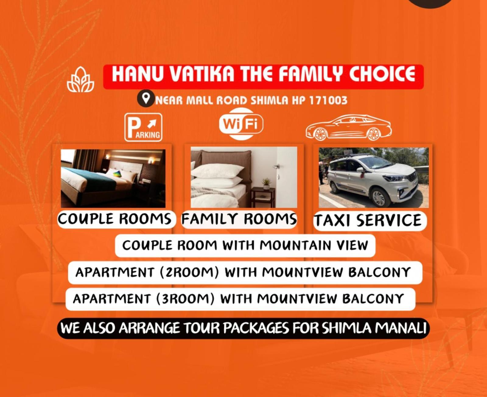 Hanu Vatika The Family Choice Shimla Dış mekan fotoğraf